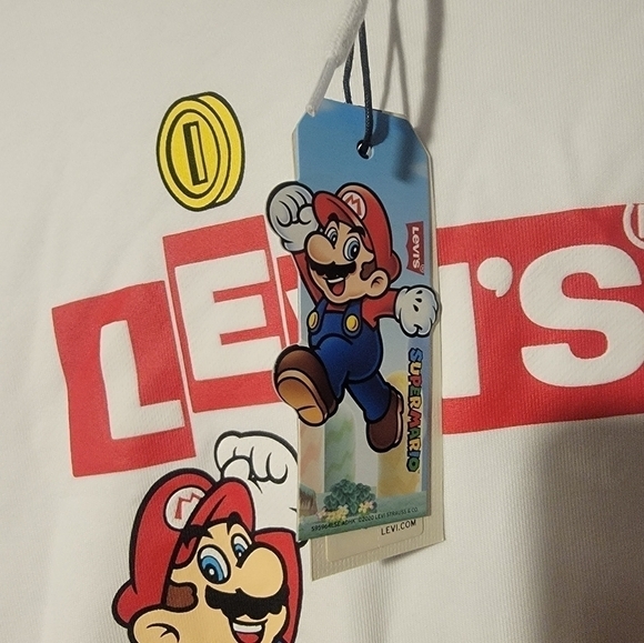 Levi's Super Mario Hoodie Brand New With Tags Size Small - Picture 2 of 6